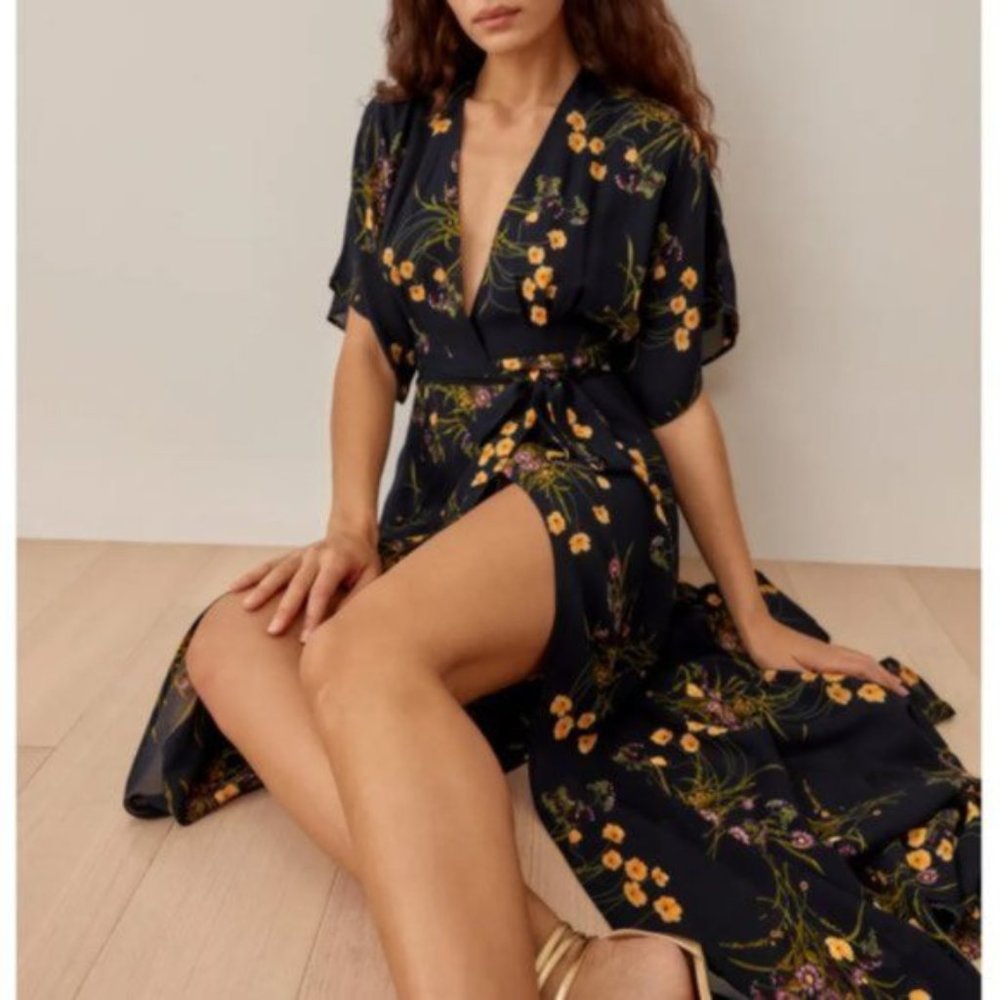 Beauty!! Reformation Winslow Maxi Dress - Mademoiselle